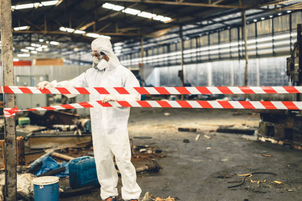 Professional Drug Lab Cleanup technician working in Hawthorne, CA